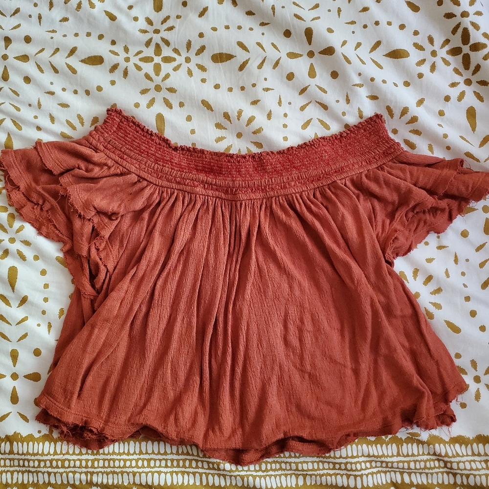 Free People Santorini off the shoulder top
